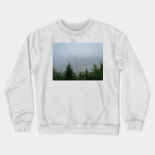 Fog at Mt Rainier Crewneck Sweatshirt